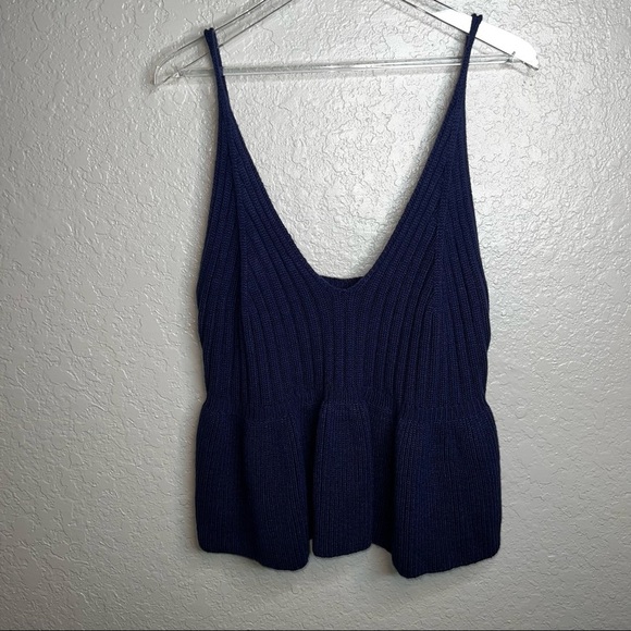 Shein Curve Navy Blue Tank Top - Picture 2 of 6